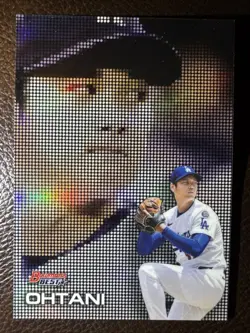 Topps Bowman's Best Pixel Portraits Shohei Ohtani P-25 Dodgers 2025 - Image 1