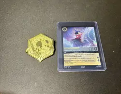 Disney D23 Expo Lorcana Promo Set Mickey Mouse Playful Sorcerer Card Pin Pack - Image 1