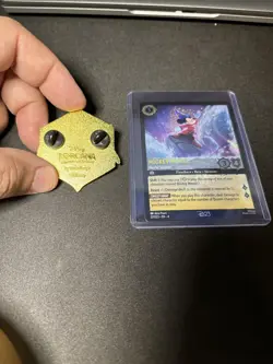 Disney D23 Expo Lorcana Promo Set Mickey Mouse Playful Sorcerer Card Pin Pack - Image 3