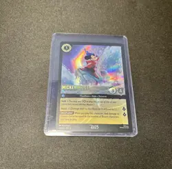 Disney D23 Expo Lorcana Promo Set Mickey Mouse Playful Sorcerer Card Pin Pack - Image 4