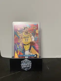 2025-26 Topps Finest Oil Spill Luka Doncic #81 Los Angeles Lakers - Image 1