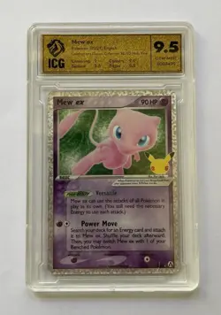 Pokemon TCG Mew ex Holo #88/92 Pokemon Celebrations Classic Collection ICG 9.5 - Image 1