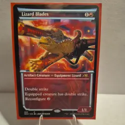 2022 Magic The Gathering Card #385 Lizard Blades - Image 1