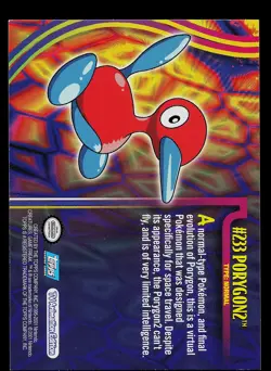 Pokemon Card - Topps Johto League Champions Non Foil Porygon2 #233 - Image 2