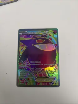 Pokemon Gengar EX 114/119 XY Phantom Forces Ultra Rare Full Art Holo Card - Image 1