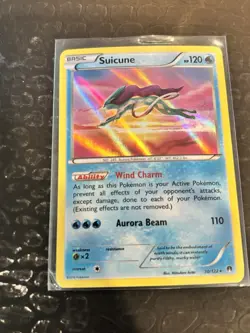 Pokemon Card Suicune Holo Rare XY - BREAKpoint 30/122 - Image 1