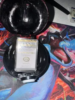 23K Gold Plated CHARIZARD Trading Card 1999 Burger King Pokemon Ball - Image 4