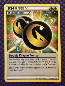 Double Dragon Energy 97/108 XY Roaring Skies Normal LP Pokemon Card - Image 1