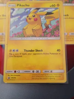 3x Pikachu SM206 Holo Promo Black Star Promo Sun & Moon Pokemon Card - Image 3