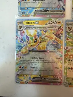 Pokemon Tera ex Holo Vaporeon Flareon Jolteon Leafeon Lot - 4 Cards - Image 5