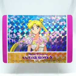 395 Sailor Moon Usagi Tsukino Sailor Moon Card SUPER S R AMADA JAPAN Anime - Image 1