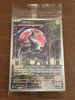 Miraidon 013 Sv: Scarlet & Violet Promo Card Black Star Holo Sealed - Image 1