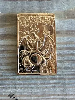 Pokemon Burger King 23K Gold-Plated Charizard Card - Image 1