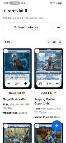 100 MTG Rares & Mythics Card Lot Magic: The Gathering - Image 2