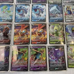 Pokemon TCG Lot Of 39 Art Cards EX V And More Most English Sword And Shield Era - Image 5