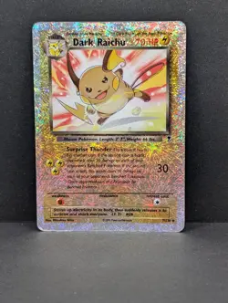 Dark Raichu Legendary Reverse Holo 7/110 Rare WOTC Pokemon TCG Card Firework MP+ - Image 1
