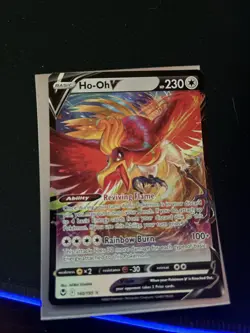 Pokemon TCG Ho-Oh v Silver Tempest Card 140/195 - Image 1