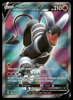 Pokemon Cards Houndoom V 178/189 Darkness Ablaze Rare Ultra NM - Image 1
