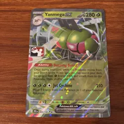 Yanmega EX 003/182 Double Rare Holo Pokemon TCG Card Mint Condition Prize Pack - Image 1