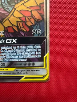 Pokemon Moltres & Zapdos & Articuno GX TAG TEAM Full Art SM210 Holo Card - Mint - Image 4