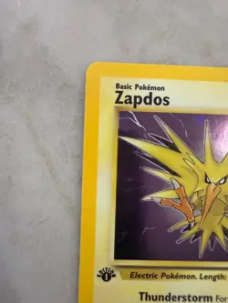 Zapdos 15/62 Fossil Holo 1st Edition WOTC 1999 Pokemon Card - Image 2