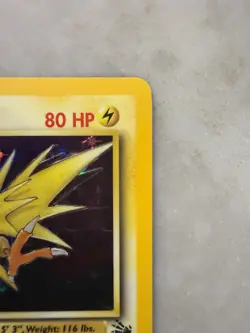 Zapdos 15/62 Fossil Holo 1st Edition WOTC 1999 Pokemon Card - Image 3