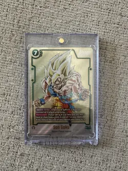 Dragon Ball Super DBS Son Goku Secret Rare Alt Art FB05-119 w/ Card Case - Image 1