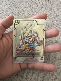 Dragon Ball Super DBS Son Goku Secret Rare Alt Art FB05-119 w/ Card Case - Image 2