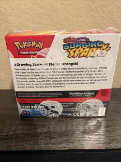 Pokemon Trading Card Game: Scarlet & Violet—Surging Sparks booster box. - Image 3