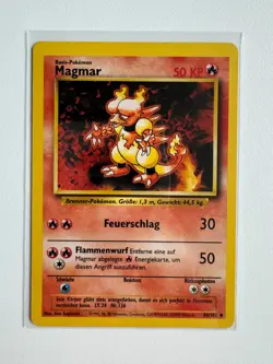 Magmar Base Set Unlimited Pokemon TCG Card 36/102 German NM - Image 1