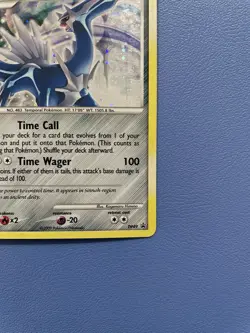 Dialga DP49 Holo Black Star Promo Diamond and Pearl Pokemon Card Lightly Played - Image 4