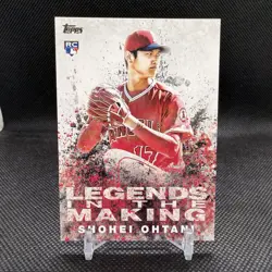 Shohei Ohtani 2018 Topps Series 2 LEGENDS IN THE MAKING Rookie RC #LITM-2 - Image 1