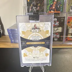 Wild Card Stacked Deck Black Tie Taylen Green #SDPH-TGN Rookie 1/1 - Image 2