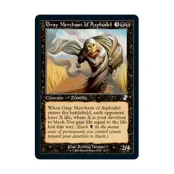 WotC MtG Time Spiral: Remastered Gray Merchant of Asphodel (S) (Foil) NM - Image 1