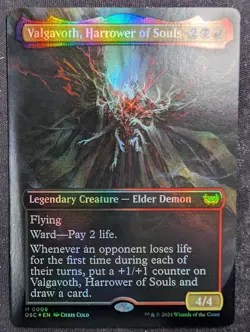 Valgavoth, Harrower of Souls - Foil Borderless - Duskmourn Commander (MTG) - Image 1