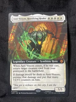 Anti-Venom, Horrifying Healer (Extended Art) Marvel's Spider-Man Regular MTG - Image 1