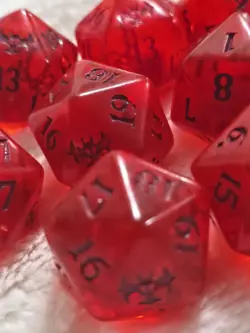 MTG Innistrad Crimson Vow Gift Die Oversized Spindown D20 Life Counter Dice ~ 1x - Image 2