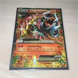 Pokemon M Houndoom EX Breakthrough Ultra Rare Holo Mega 22/162 210 HP - Image 1