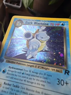 Pokemon Dark Blastoise Holo Card First Edition WOTC Team Rocket 3/82 LP/NM - Image 4