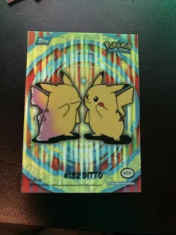 Pokemon Topps 2000 TV Animation Series 2 Stick-Ons #132 Ditto Card 5 of 10 - Image 1