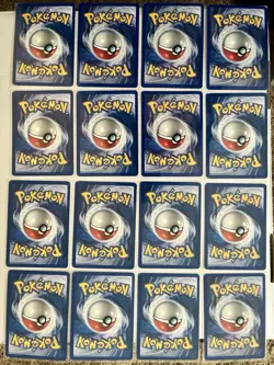 Pokemon TCG Base Set German Lot 16 Cards Sterndu Schiggy Nidoran Hornliu Onix - Image 2