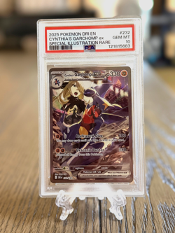 2025 Pokemon Destined Rivals Cynthia's Garchomp ex #232/182 PSA 10 GEM MINT - Image 1