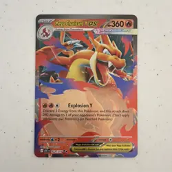 Pokemon TCG Charizard ex 161/Promo Scarlet & Violet Holo Stage 2 Dragon 330HP EX - Image 1
