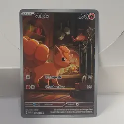 Pokemon TCG Vulpix Illustration Rare Mega Evolutions #138/132 - Image 1