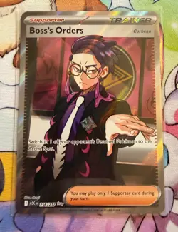 Boss's Orders 256/217 Full Art Ascended Heroes Pokemon English Near Mint TCG NM - Image 1
