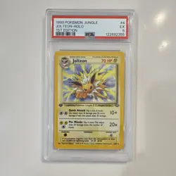 Jolteon 4/64 Jungle Holo Rare 1st Edition 1999 PSA 5 Pokemon TCG 6+ English - Image 1