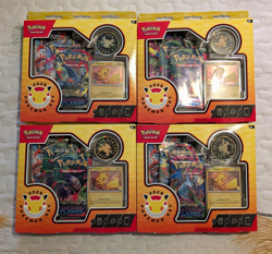 LOT OF 4 -Pokemon Day 2026 Collection Box Pikachu Swirls Promo - NEW SEALED - Image 1