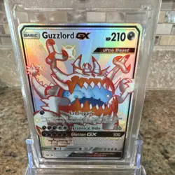 Pokemon TCG Guzzlord GX SV71/SV94 Hidden Fates Shiny Holo Rare 210 HP - Image 1