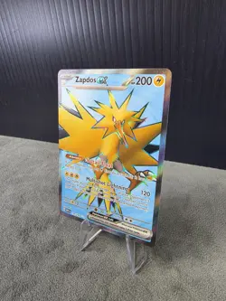 Zapdos EX 192/165 Scarlet Violet 151 Full Art Ultra Rare Pokemon TCG NM English - Image 2