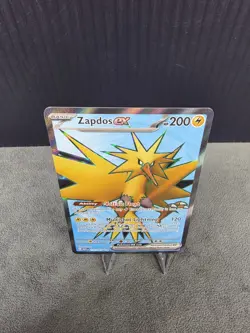 Zapdos EX 192/165 Scarlet Violet 151 Full Art Ultra Rare Pokemon TCG NM English - Image 4